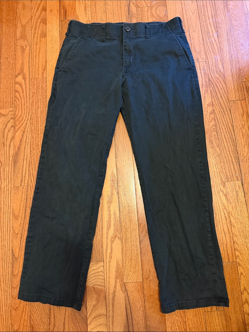 Lee Black Straight-Leg Chinos